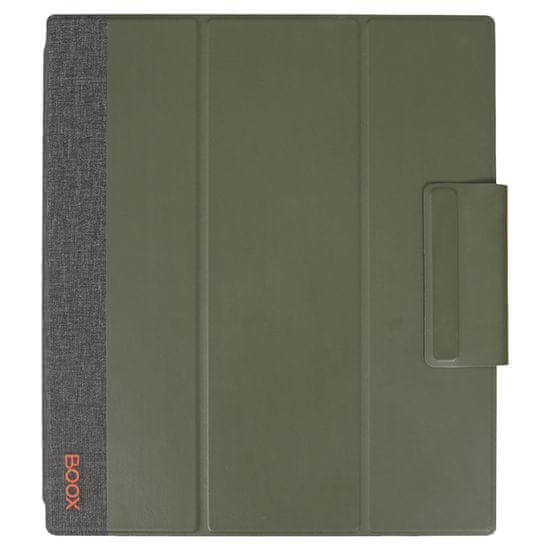 Onyx Boox Note Air2 Plus etui za e-bralnik 26,16 cm, magnetni, originalni, siva/zelena - odprta embalaža