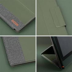Onyx Boox Note Air2 Plus etui za e-bralnik 26,16 cm, magnetni, originalni, siva/zelena - odprta embalaža