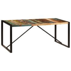 Vidaxl Jedilna miza 180x90x75 cm trden predelan les