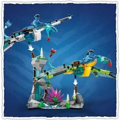 LEGO Avatar 75572 Jake in Neytiri: Prvi polet z letalom Banshee
