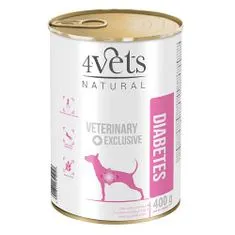 4VETS Natural Veterinary Exclusive DIABETES 400 g