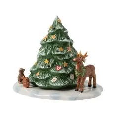 Villeroy & Boch Božični okras in lučka BOŽIČNE IGRAČE SPOMIN Drevo z gozdnimi živalmi