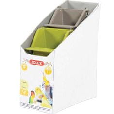 Zolux Plastična ptičja hranilnica S v različnih barvah 1kos