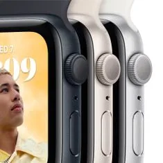Apple Watch SE 2022 pametna ura, 44 mm, Starlight (MNJX3BS/A)