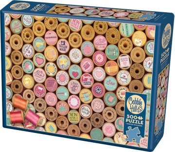Cobble Hill Puzzle Veselo šivanje 500 kosov