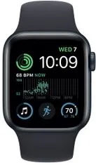 Apple Watch SE 2022 pametna ura, 40 mm, Midnight (MNJT3BS/A)