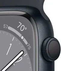 Apple Watch Series 8 pametna ura, 41 mm, Midnight (MNP53BS/A)