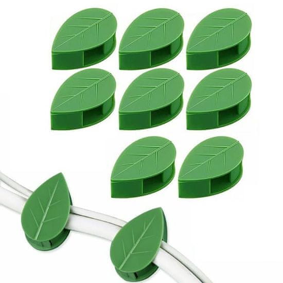 Northix 10x samolepilnih sponk za rastline in kable