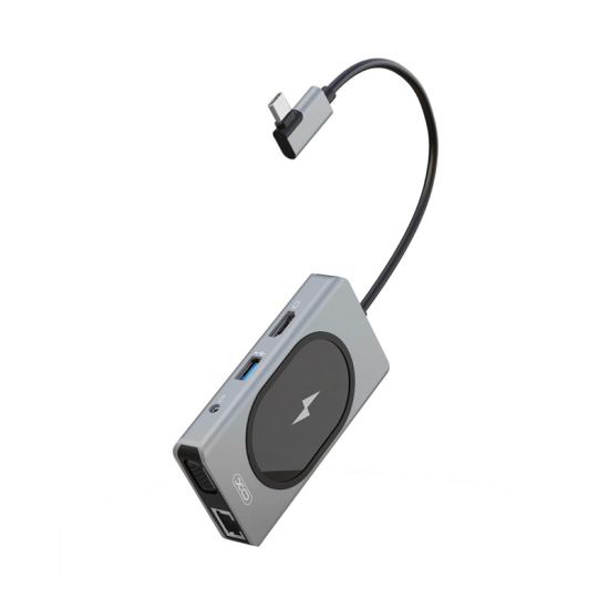 XO Adapter XO HUB007 9v1 z brezžičnim polnilnikom mimovrste=)