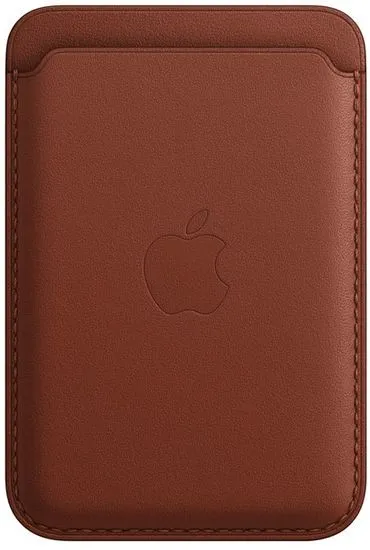 Apple iPhone denarnica, usnjena, z MagSafe, Umber (MPPX3ZM/A)
