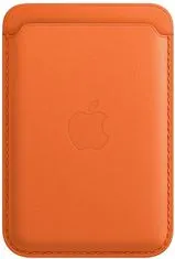 Apple iPhone denarnica, usnjena, z MagSafe, Orange (MPPY3ZM/A)