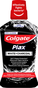 Plax White + Charcoal ustna voda, 500 ml