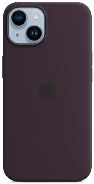 Apple ovitek za iPhone 14, silikonski, z MagSafe, Elderberry (MPT03ZM/A)