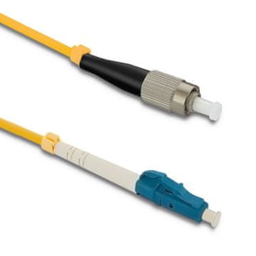 Qoltec optični patchcord FC/UPC - LC/UPC | enomodni | 9/125 | G652D | simpleks | 15 m