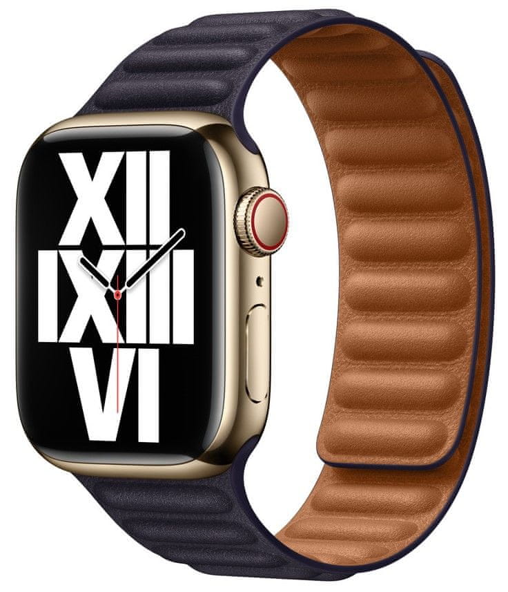 Apple 41mm Ink Leather Link - M/L