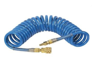 NEO Pnevmatska spiralna cev 8 X 12Mm 15M Poliuretan, s priključki