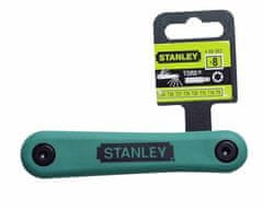 Stanley Ključi STANLEY TORX 8 elementov. ZGIBANJE T9-T40