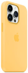 Apple ovitek za iPhone 14 Pro, silikonski, z MagSafe, Sunglow (MPTM3ZM/A)