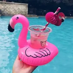 Northix Napihljivo držalo za skodelice - Flamingo 