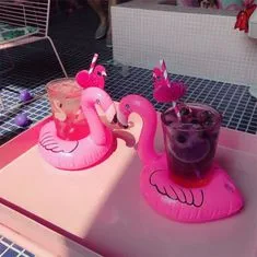Northix Napihljivo držalo za skodelice - Flamingo 