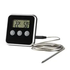 Northix Digitalni termometer za cvrtje s časovnikom 