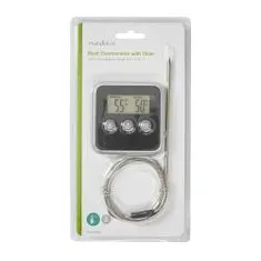 Northix Digitalni termometer za cvrtje s časovnikom 