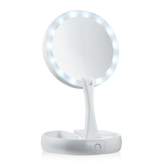 Northix Ogledalo za ličenje z LED lučkami
