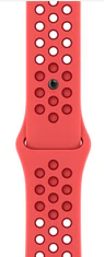 Apple Športni pašček Nike, 45mm, Bright Crimson/Gym Red (MPHA3ZM/A)