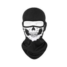 Northix Balaclava z lobanjo 