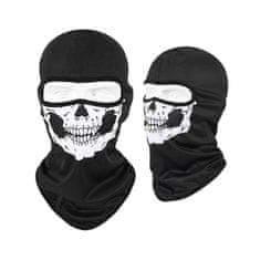 Northix Balaclava z lobanjo 