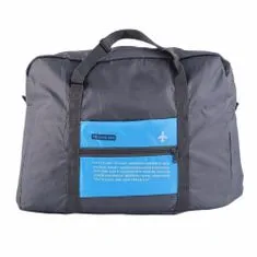 Northix Zložljiva športna torba z vrečko za shranjevanje - modra 