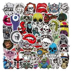 Northix Paket nalepk - punk 
