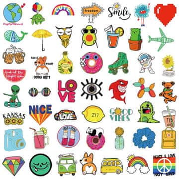 Northix Paket nalepk - dobre vibracije