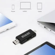 Northix Čitalnik kartic - USB Type-C/USB 3.0 