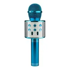 Northix KTV - brezžični karaoke mikrofon - moder 