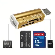 Northix Vse-v-enem bralnik pomnilniških kartic USB 