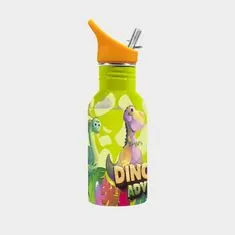 Water Revolution Baby steklenička za pitje iz nerjavečega jekla Dinoland zelena Iz nerjavečega jekla 18/8, 500 ml