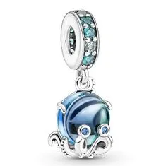 Pandora Očarljiv srebrn obesek Octopus 791694C01