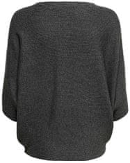 Jacqueline de Yong Ženski pulover JDYNEW Regular Fit 15181237 Dark Grey Melange MELANGE (Velikost S)