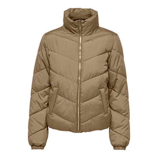 Jacqueline de Yong Ženska jakna JDYFINNO 15221646 Beaver Fur LIGHT GOLD ZIP