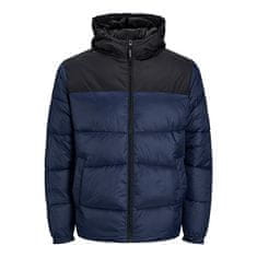 Jack&Jones Plus Moška jakna JJCHILI 12219156 Navy Blaze r BLOCKING (Velikost 4XL)