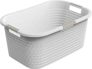 Rotho Košara za čiščenje 40l COUNTRY / bel