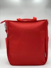 Rdeča elegantna retro šolska torba z britanskim motivom Lily