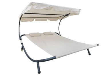 Linder Exclusiv Vrtni ležalnik za dve osebi s streho MC4902