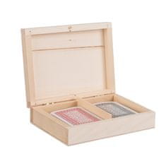 Čisté dřevo CleanWood Lesena škatla za kartice
