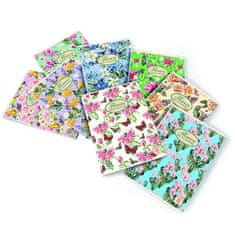 Pigna Šolski zvezek Nature Flowers, A4, kvadraten, 40 listov, mešani motivi