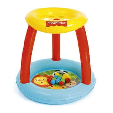 Bestway Otroški napihljiv igralni center z luknjami za žoge Fisher Price