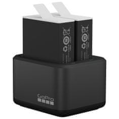 GoPro Polnilec za dve bateriji + dve Enduro bateriji za GoPro Hero 12/11/10/9