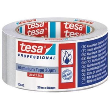 Tesa Aluminijasti trak, 25 m x 50 mm, 63632