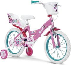 Toimsa Otroško kolo za deklice Minnie, 14 inčno, roza
